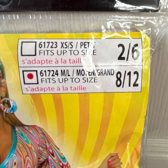 Dress Wild Swirl costume fits size 8/12 - Picture 2 of 5